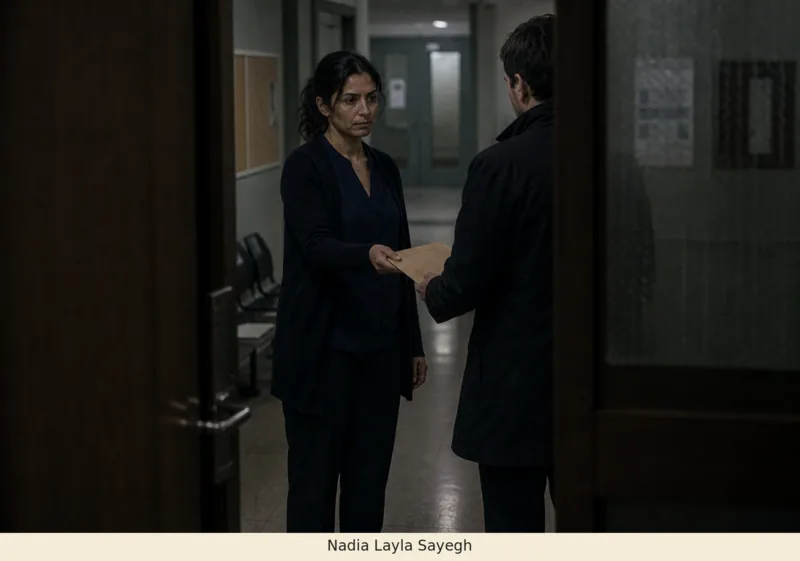 Restricted surveillance exhibit S-02 concerning Nadia Sayegh