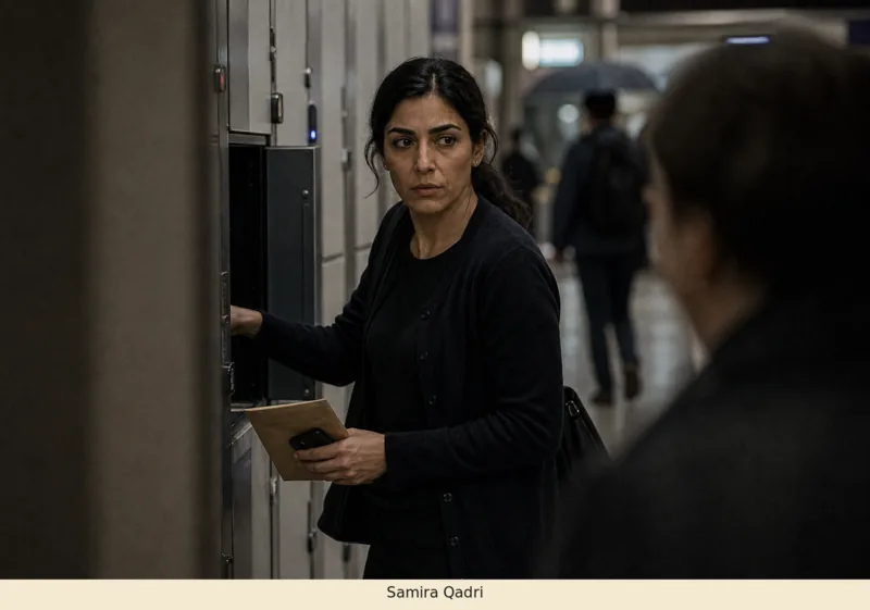 Restricted surveillance exhibit S-01 concerning Samira Qadri