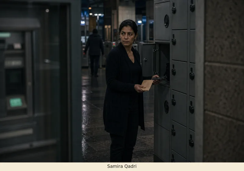 Restricted surveillance exhibit S-02 concerning Samira Qadri