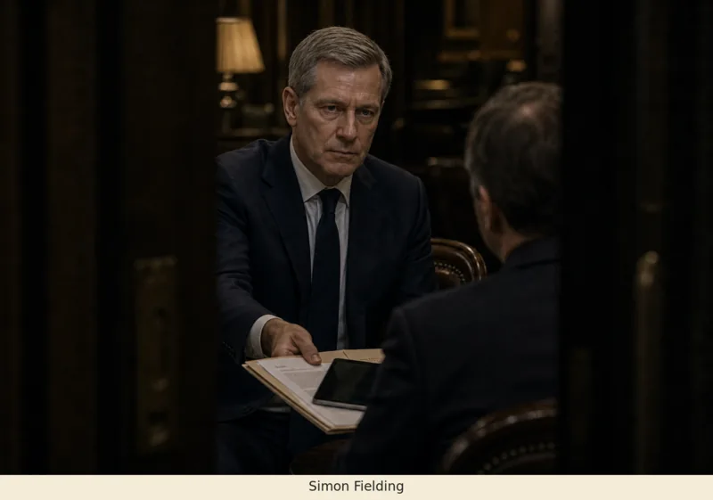 Restricted surveillance exhibit S-03 concerning Simon Fielding