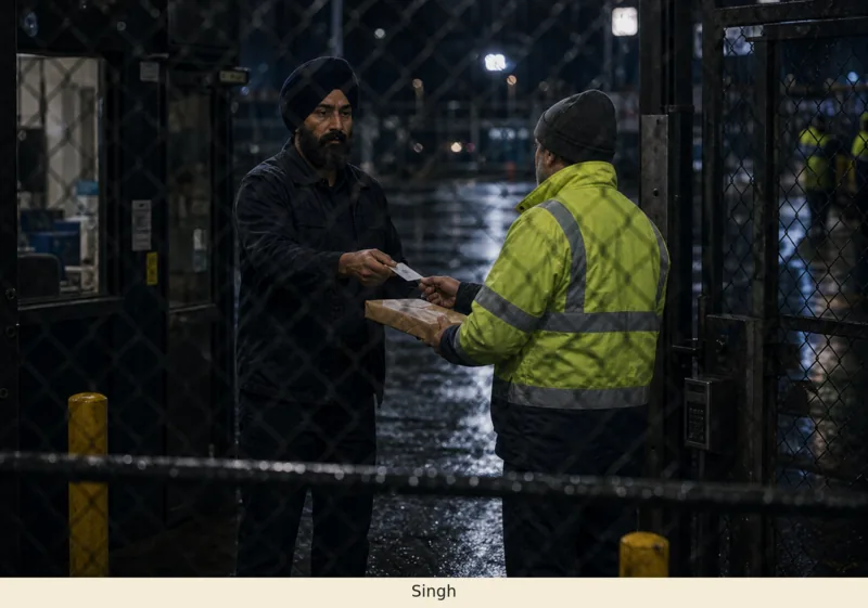Restricted surveillance exhibit S-02 concerning Singh — Argus second engineer