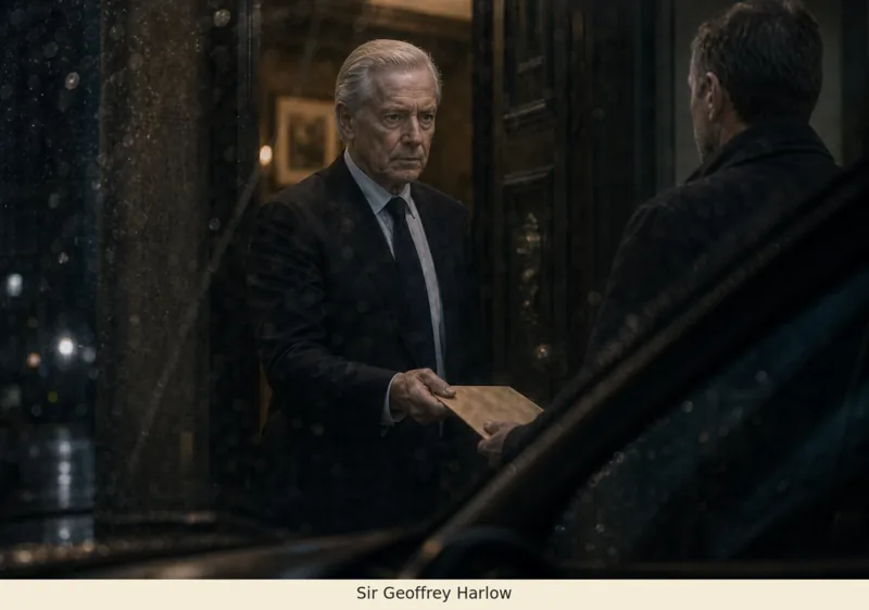 Restricted surveillance exhibit S-03 concerning Sir Geoffrey Harlow