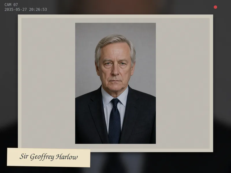 Dossier visual exhibit C-04 concerning Sir Geoffrey Harlow