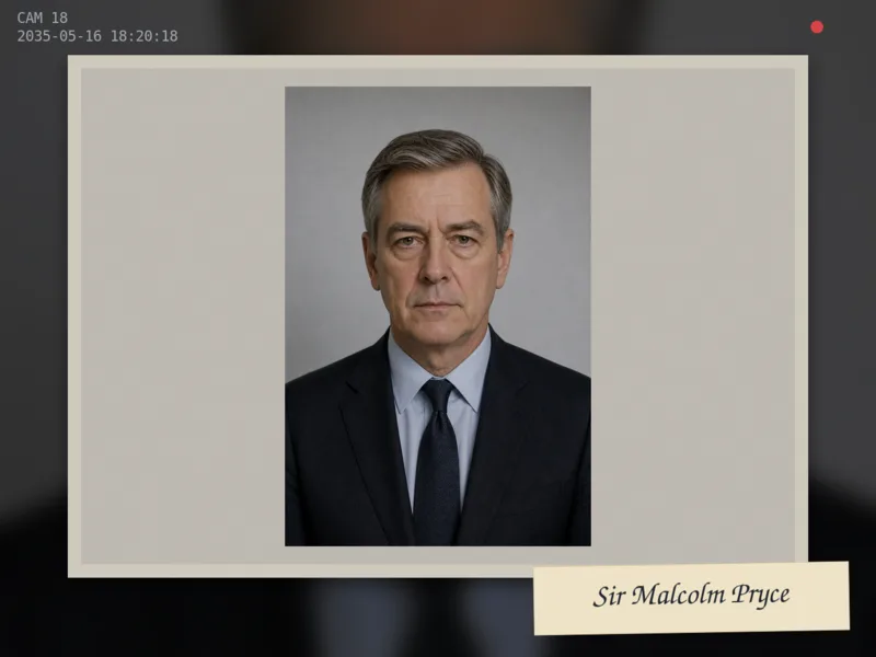 Dossier visual exhibit C-04 concerning Sir Malcolm Pryce