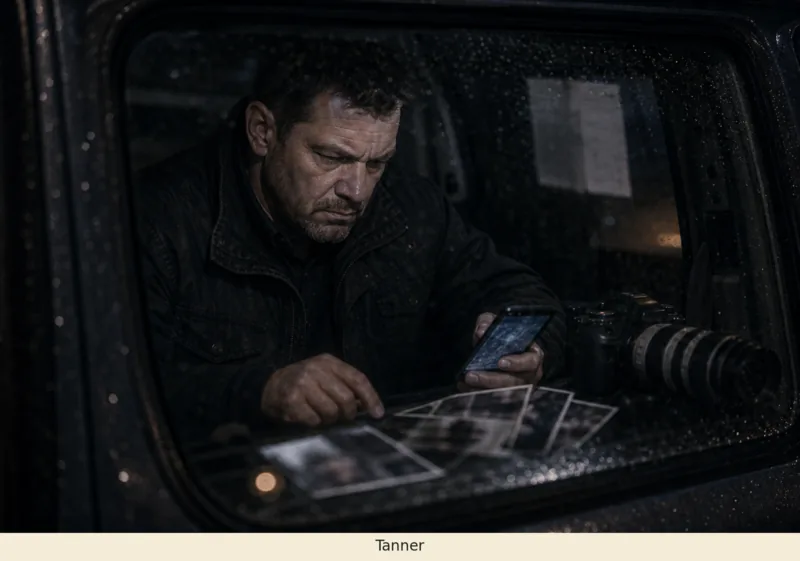 Restricted surveillance exhibit S-03 concerning Tanner — Argus engineer