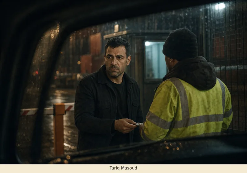 Restricted surveillance exhibit S-01 concerning Agent Tariq Masoud
