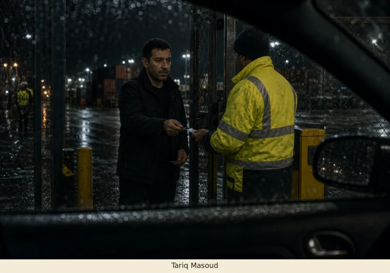 Restricted surveillance exhibit S-02 concerning Agent Tariq Masoud