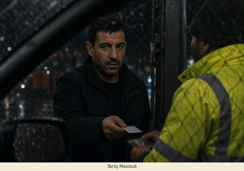 Restricted surveillance exhibit S-03 concerning Agent Tariq Masoud