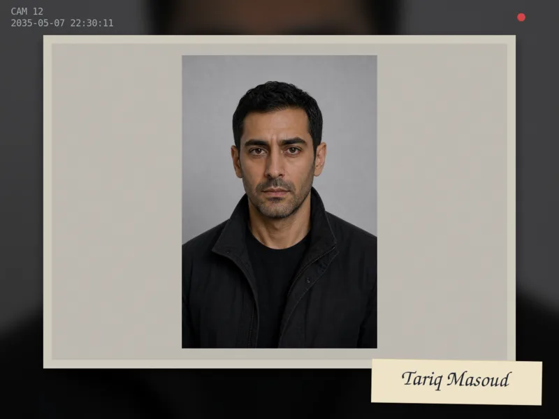 Dossier visual exhibit C-04 concerning Agent Tariq Masoud