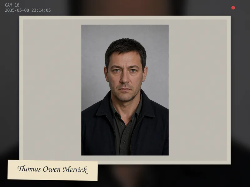 Dossier visual exhibit C-04 concerning Thomas Owen Merrick
