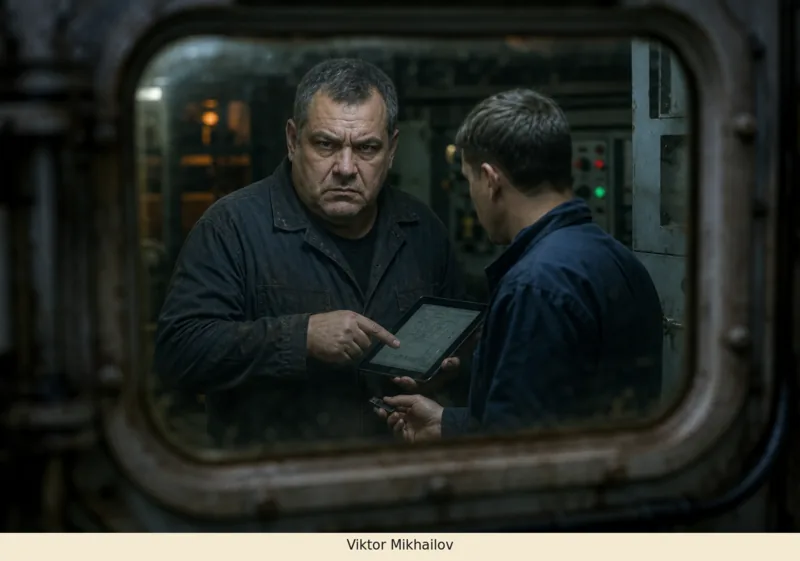 Restricted surveillance exhibit S-01 concerning Viktor Mikhailov