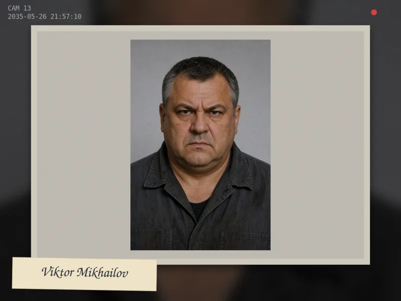 Dossier visual exhibit C-05 concerning Viktor Mikhailov