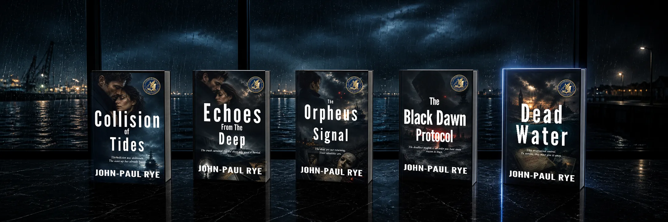 Collision of Tides series preview showing Book Five